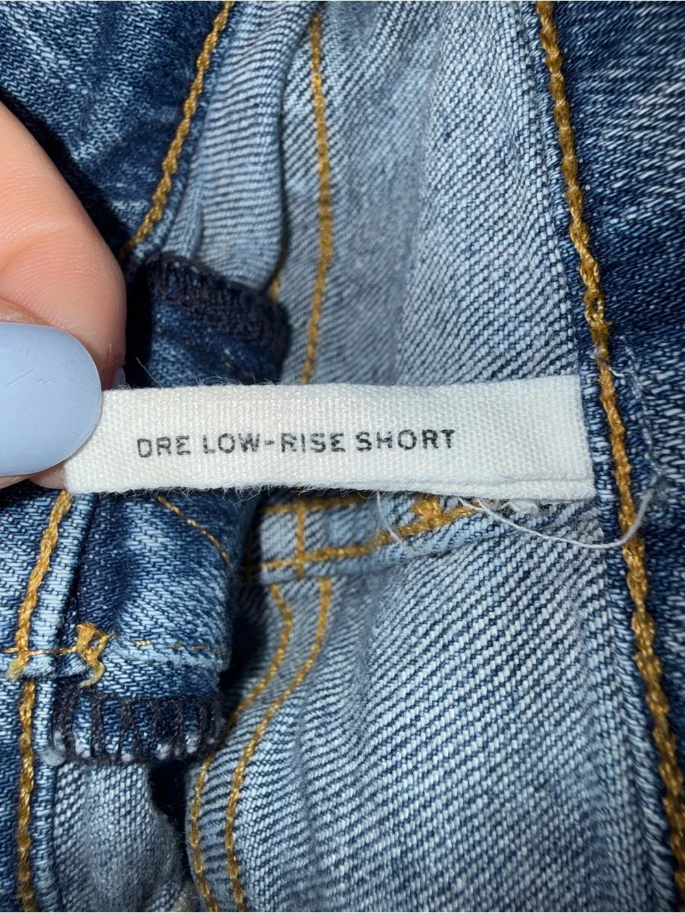 rag & bone Dre Low-Rise Denim Shorts | Size 32